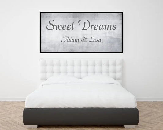 Sweet Dreams Canvas Wall Art