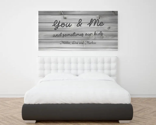 You and Me Canvas Wall Art